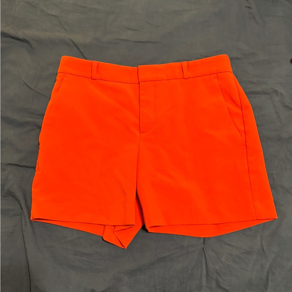 Banana Republic Bright Orange Tailored Shorts Size 0 – Dressy Summer Staple